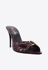 Saint Laurent Babylone 90 Leather Mules Burgundy 799606AAEHF6629_VINTAGE BORDEAUX_44132581