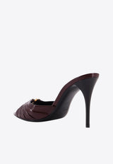Saint Laurent Babylone 90 Leather Mules Burgundy 799606AAEHF6629_VINTAGE BORDEAUX_44132581