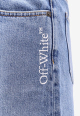 Off-White Half Arrow Denim Shorts Blue OMYC028S26DEN0140_Medium Blue_53278386