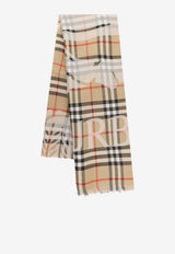 Burberry EKD Signature Check Wool Fringed Scarf Sand 8117905A2021_SAND_40017662