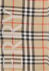 Burberry EKD Signature Check Wool Fringed Scarf Sand 8117905A2021_SAND_40017662