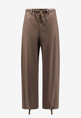 Sacai Elasticated Straight-Leg Pants Brown 2603923M550_Beige_54429905