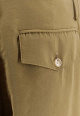 ALYSI Wide-Leg Casual Pants Brown 116103P6045OLIO_OLIO_54417835