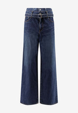 Sacai Washed Wide-Leg Jeans Blue 2603931M401_BLUE_54429860