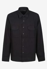 Massimo Osti Studio Casual Buttoned Shirt Black 20MMSH302A110638O999_Black_54420955