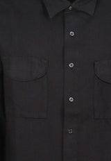 Massimo Osti Studio Casual Buttoned Shirt Black 20MMSH302A110638O999_Black_54420955