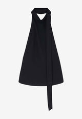 ALYSI Peach Touch Halterneck Top Black 116202P6045NERO_Black_54417903