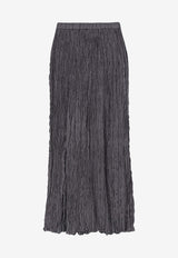 ALYSI Wrinkled Midi Skirt Gray 216006P6047LQ_Liquirizia_54417904