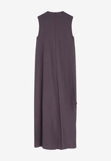 ALYSI Asymmetric Sleeveless Dress Gray 116314P6045GRAYP_Graypurple_54417873