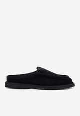 REFERENC Canoa Resort Suede Slippers Black 253303959_Black_54423145