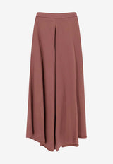 ALYSI Asymmetric Flared Skirt Pink 116023P6221BLUSH_Pink_54417854