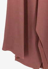 ALYSI Asymmetric Flared Skirt Pink 116023P6221BLUSH_Pink_54417854