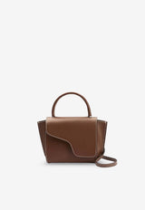 ATP Atelier Montalcino Vegan Leather Top Handle Bag Brown 1230171079_Cannella/Contrast Stitch_54417844