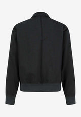 Massimo Osti Studio Zip-Up Lightweight Jacket Black 20MMOW205A110504G978_Darkshadow_54420954