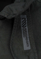 Massimo Osti Studio Zip-Up Lightweight Jacket Black 20MMOW205A110504G978_Darkshadow_54420954