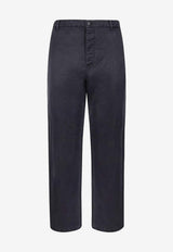 Massimo Osti Studio Casual Straight-Leg Pants Navy 20MMPA033A110502G888_TOTAL ECLIPSE_54420855