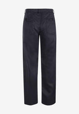 Massimo Osti Studio Casual Straight-Leg Pants Navy 20MMPA033A110502G888_TOTAL ECLIPSE_54420855