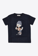Golden Goose DB Kids Boys Digital Mascotte Print T-shirt Navy GKP01403P002272_50345