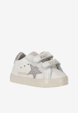 Golden Goose DB Kids Babies School Leather Sneakers White GIF00166F008016_10847
