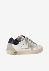 Golden Goose DB Kids Boys Super-Star Leather Sneakers White GJF00102F000414_10303