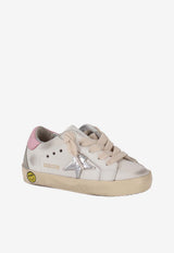 Golden Goose DB Kids Girls Super-Star Leather Sneakers White GJF00102F004662_11531