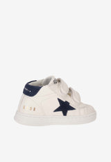 Golden Goose DB Kids Babies June Leather Sneakers White GJF00386F003322_10357