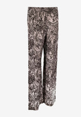 Golden Goose DB Toile De Jouy Printed Pants Gray GWP00821P002158_60567