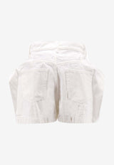 Sacai Mini Buttoned Shorts Beige 2608318151_Beige_54429843