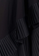 Sacai Asymmetric Midi Dress Black 2608324001_Black_54429883