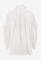 Sacai Oversized Buttoned Shirt Ivory 2608394151_Beige_54429865