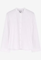 Aspesi Crewneck Buttoned Shirt White 5453C11807072_White_54417863