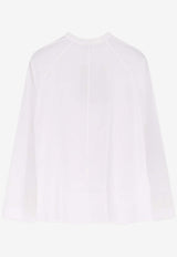 Aspesi Crewneck Buttoned Shirt White 5453C11807072_White_54417863