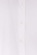Aspesi Crewneck Buttoned Shirt White 5453C11807072_White_54417863