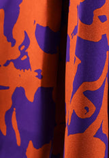 Soni Printed Midi Skirt