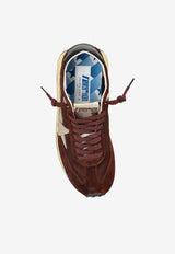 Golden Goose DB Marathon Suede Low-Top Sneakers Brown GWF00683F007841_55661