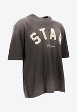 Golden Goose DB Star Print Faded T-shirt Gray GUP01873P002419_60666