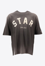 Golden Goose DB Star Print Faded T-shirt Gray GUP01873P002419_60666