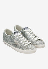Golden Goose DB Super Star Glittered Sneakers Silver GWF00101F008056_65224