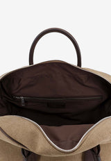 Orciani Jones Suede Travel Bag Brown P00748SFRTESTA DI MORO_Dark Brown_54423214