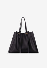 MINOBOSSI Paula Leather Shoulder Bag Black PROMPAULALILLEC1007_Black_54420927