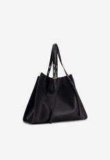 MINOBOSSI Paula Leather Shoulder Bag Black PROMPAULALILLEC1007_Black_54420927