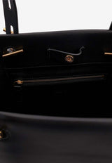 MINOBOSSI Paula Leather Shoulder Bag Black PROMPAULALILLEC1007_Black_54420927