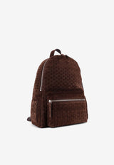Orciani Woven Suede Leather Backpack Brown P00711PEWTESTA DI MORO_Dark Brown_54423084