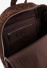 Orciani Woven Suede Leather Backpack Brown P00711PEWTESTA DI MORO_Dark Brown_54423084