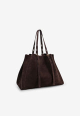MINOBOSSI Paula Suede Shoulder Bag Brown PRPAULASUEDEC706_T MORO_54420978