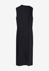 Soeur Gemma Draped Midi Dress Black ROB0149GEMMANOI0125W_Black_54423157