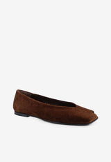 ALOHAS Katia Suede Ballet Flats Brown S10117901BROWN_Brown_54417856