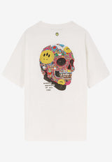 Barrow Graphic Print Oversized T-shirt White S6BWUATH097412_Cocco_54417875