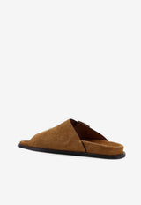 ALOHAS Alba Suede Sandals Brown S10118503TAN_Brown_54417859
