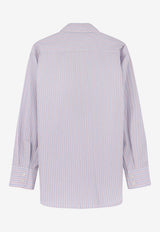 SEAFARER Kim Stripe Buttoned Shirt White SWC0065TCF01340003053_White_54423176